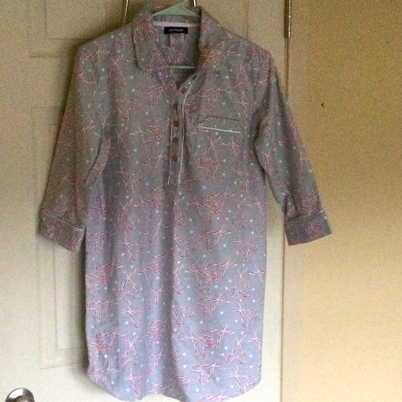 Joe Boxer Flannel sleep shirt - Picture 1 of 5